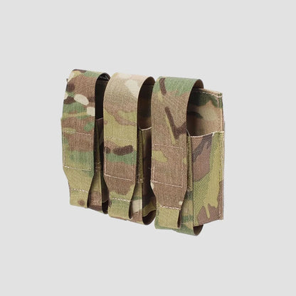 PEW Tactical FB3 Triple Flash Bang Pouch MOLLE Flip Cover Tool Bag WD40 40ml Storage Utility Pouch PH99