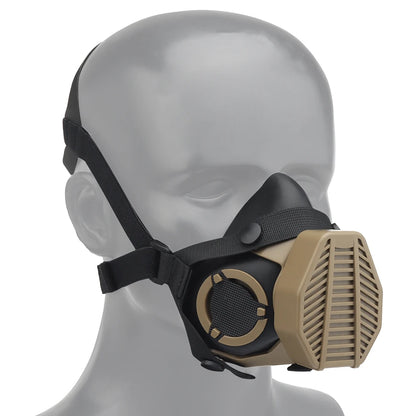 Tactical Respirator SOTR Special Operations Half-mask Strainer Mesh Anti Dust Protective Mask Hunting Airsoft Accessories
