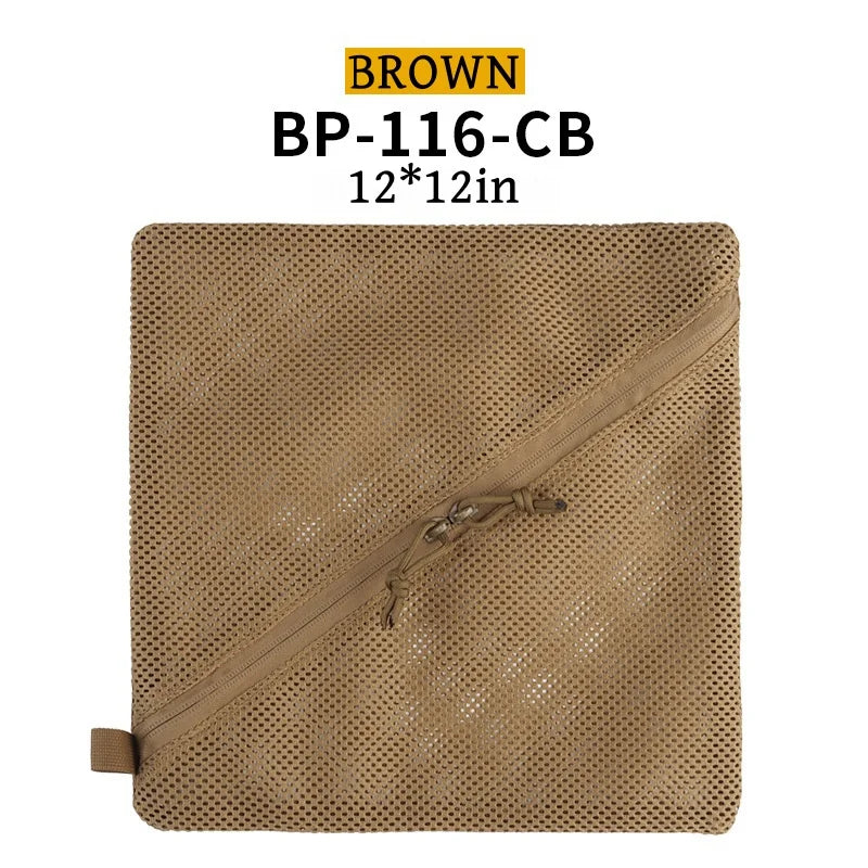 Mesh Pouch Outdoor Travel Sundries Net Bag Organize Accessories MOLLE Camping Utility Admin Pocket