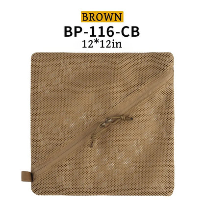 Mesh Pouch Outdoor Travel Sundries Net Bag Organize Accessories MOLLE Camping Utility Admin Pocket