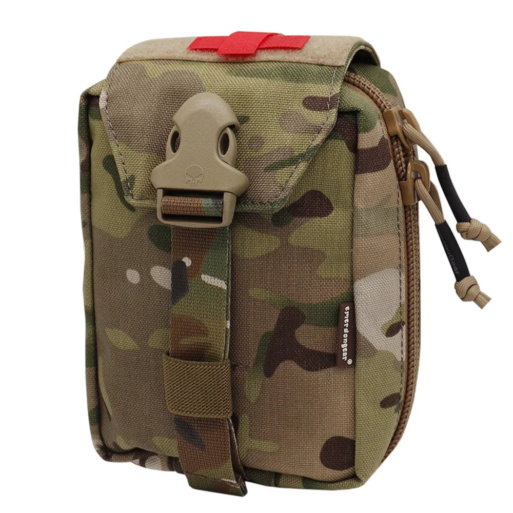 EmersonGear Tactical MOLLE First Aid Kit Pouch Medical Carrier Medical Rip-Away EMT IFAK Survival Bag Molle Tool Pouch