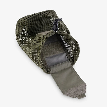 Tactical Foldable Mesh Pouch Dump Bag Waist Mount Drawstring MOLLE Mini Carrier EDC Outdoor Sports Camping Hunting Bags