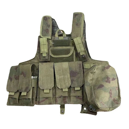 Tactical Vest FG Camouflage Molle CIRAS Airsoft Combat Vest Magazine Pouch Releasable Armor Plate Carrier Strike Vests Gear