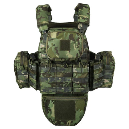 Quick-release Hunting Vest Molle Multifunctional Outdoor Tactical Vest YAKEDA Vest With Detachable and Expandable Shoulder Strap