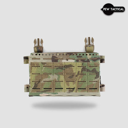 Pew Tactical SS MK5 Style Chest Rig Front Panel MOLLE Laser Cut Compatible with LV119 SPC JPC2.0 FCSK Plate Carrier Vest