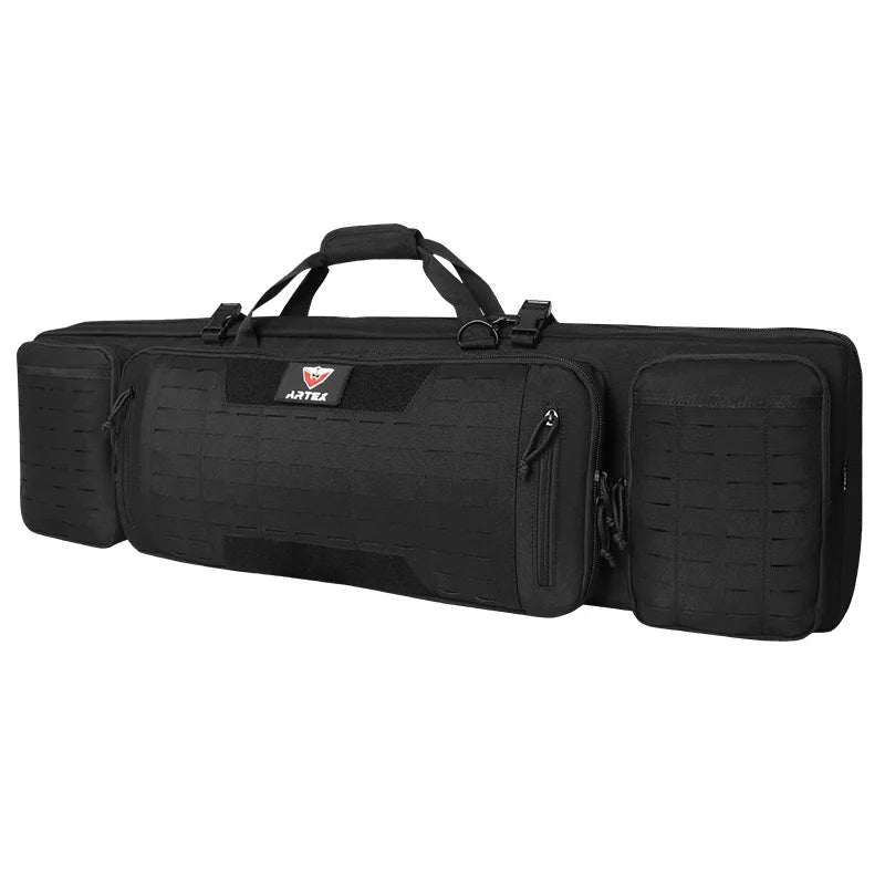 Tactical Gun Pack 1000D Double Layer MilitaryFans Wargame Hunting CS Rifle Packaging Storage Bag Outdoor Fishing Bag Case