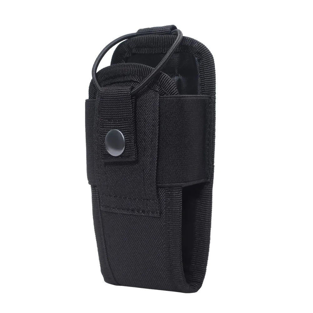 1000D Molle Radio Walkie Talkie Pouch Waist Bag Holder Pocket Portable Interphone Holster Carry Bag for Hunting Camping