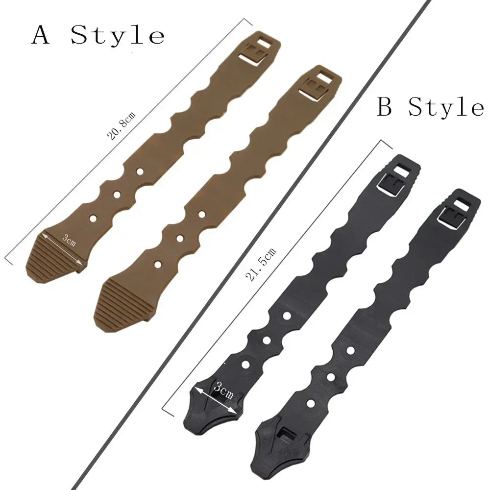 4pcs/Set Molle System Malice Clips Strap Buckle Nylon Quick Release Clips MOLLE Connection Belt System Latch For Mag Pouch