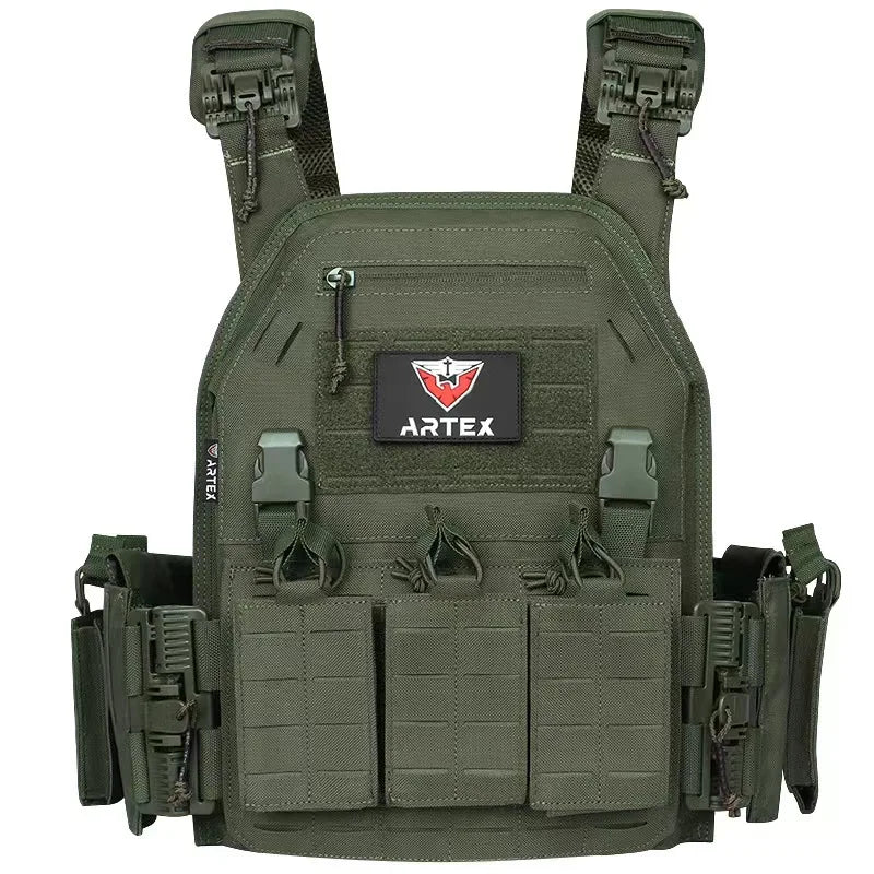 Tactical Vest Outdoor Hunting Plate Carrier Protective Adjustable Vest Airsoft Carrier Combat Equipment