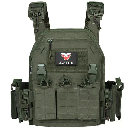 Tactical Vest Outdoor Hunting Plate Carrier Protective Adjustable Vest Airsoft Carrier Combat Equipment