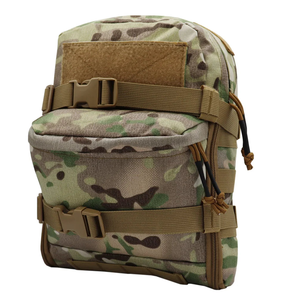 Fwoyonze Tactical Mini Hydration Bag Water Backpack Assault Pack Outdoor Bladder Carrier Molle Pouch For Hunting Airsoft Vest