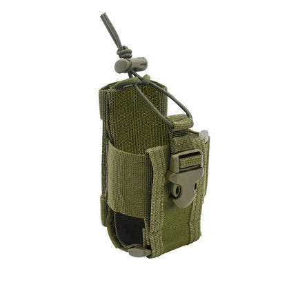 Tactical Radio Holder Shift Pocket Tactical Molle Pouch Walkie Talkie Holster Nylon Waist Belt Bag Pocket Hunting Accessories