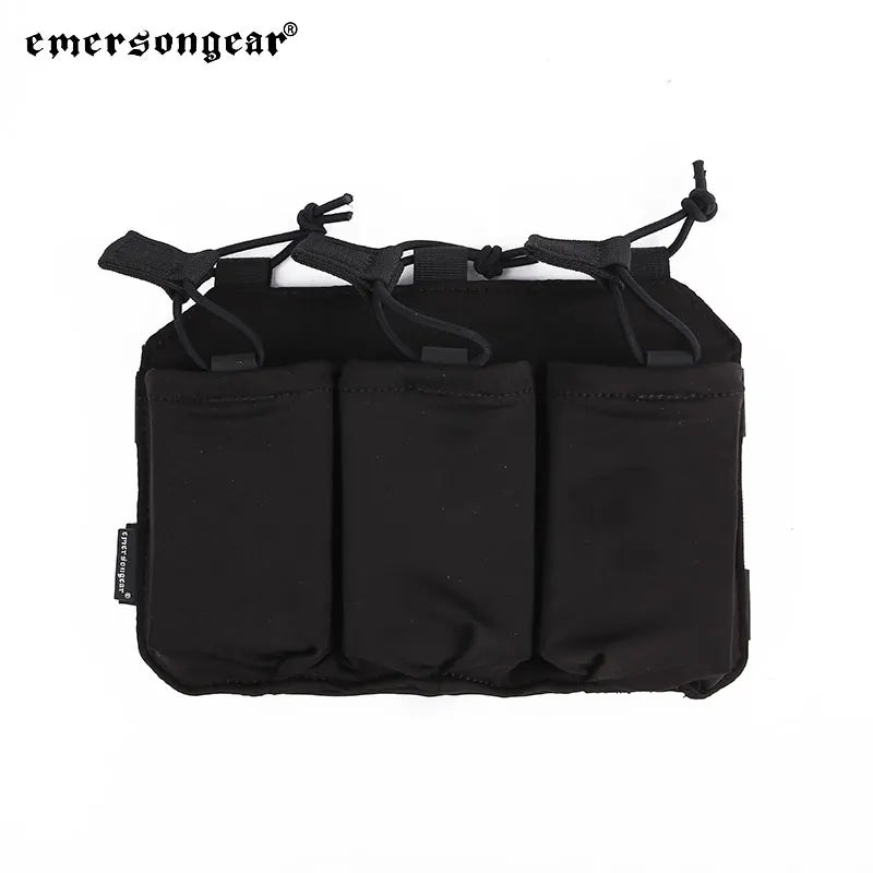 Emersongear Precision Triple Magazine Pouch For SS Vest 5.56 Tactical Mag Bag Holder Hiking Training Camping Camouflage Nylon