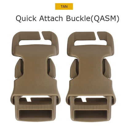 2pcs/set Tactical Vest Belt QASM Quick Attach Buckle/SRB Side Release Buckle/G Hooks Modular Vest Accessories