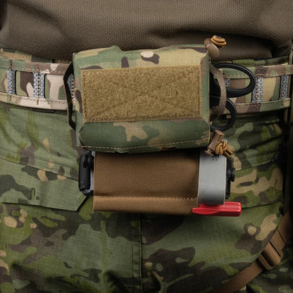 Compact Trauma Pouch MOLLE Medical Bag Tactical First Aid Kit for Outdoor Hunting Camping Hiking Medical Pouch Survival Gear