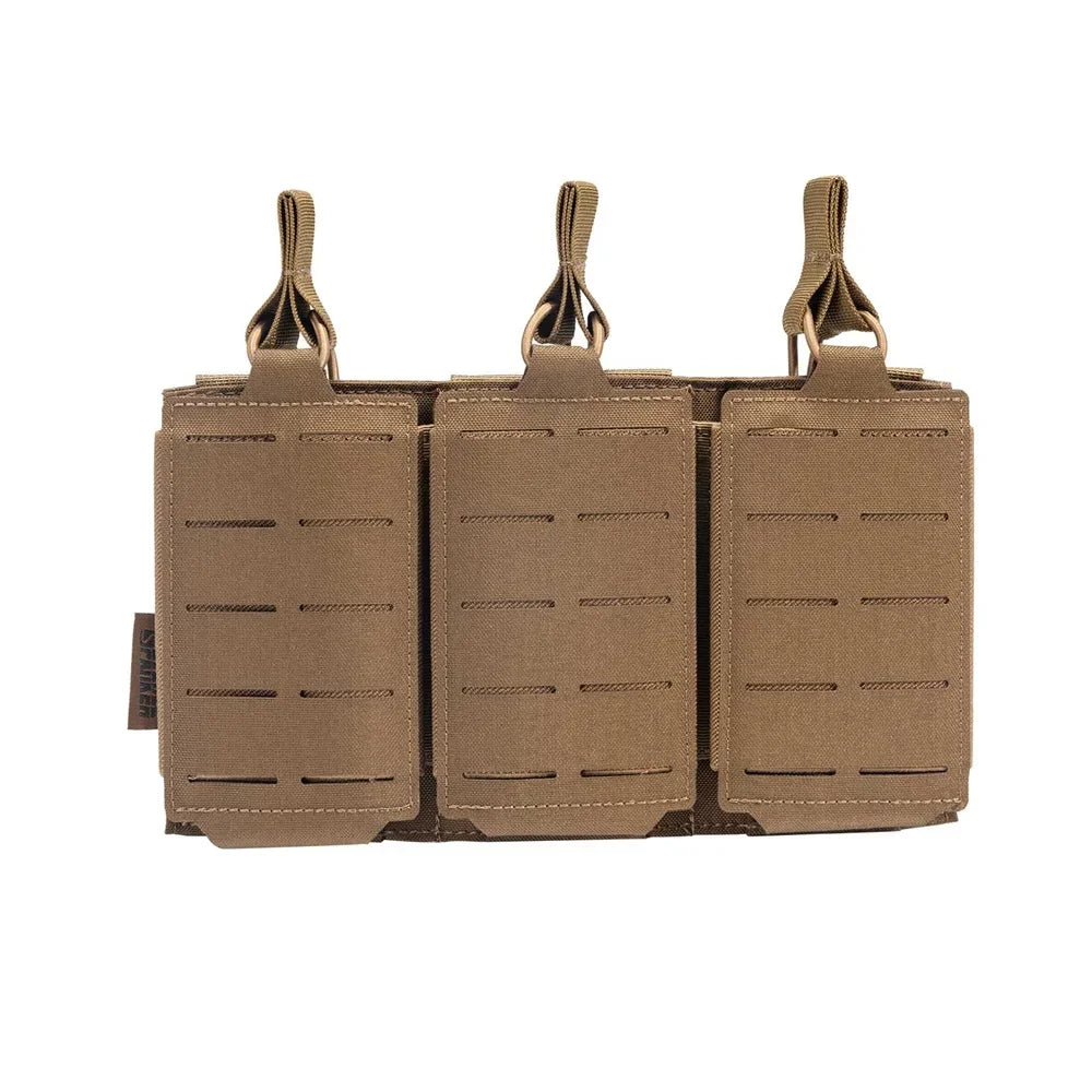 Tactical Triple Magazine Pouch Molle Mag Bag for M4 M14 M16 AR15 G36 Magazine Pouches Outdoor Hunting Tool Mag Holder