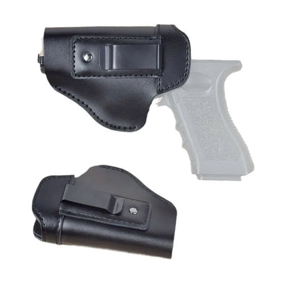 Tactical Quick Draw Holster Fit Glock G17 M92 Leather Waist Carry Conceal Holster Shooting Training Prop