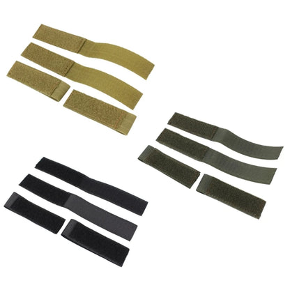 4Pcs/Set Tactical Molle Strip Adapter Vest Backpack Patch Panel Hook&Loop Converter Ribbon Strip For Attching ID Patches
