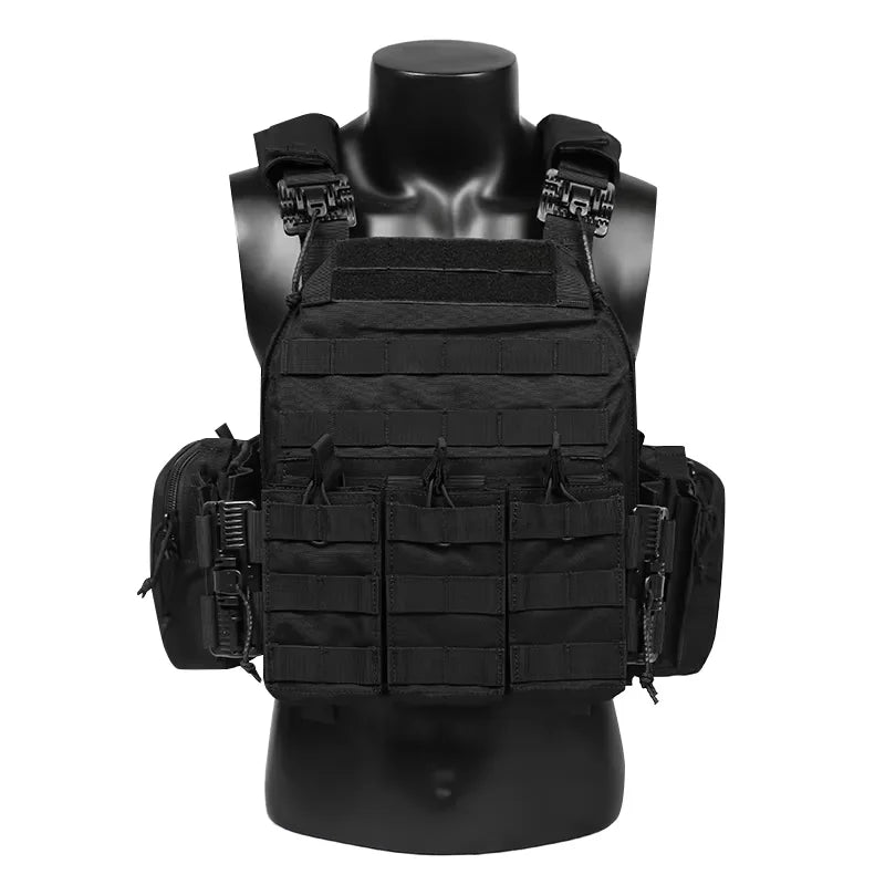 Tactical Vest Outdoor Hunting Plate Carrier Protective Adjustable Vest Airsoft Carrier Combat Equipment Outdoor hunting vest