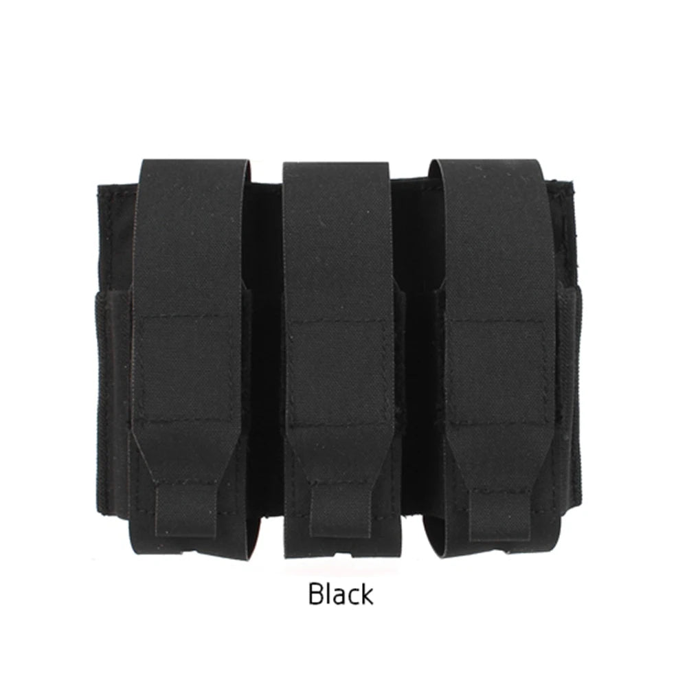 PEW Tactical FB3 Triple Flash Bang Pouch MOLLE Flip Cover Tool Bag WD40 40ml Storage Utility Pouch PH99