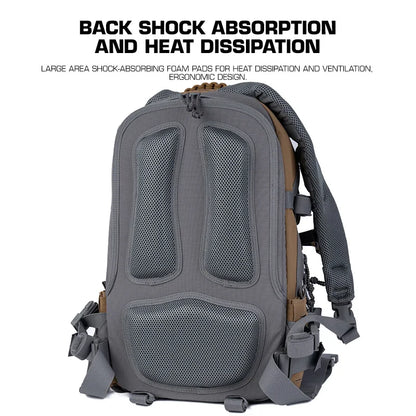Tactical Multifunctional 25L Large Capacity Assault Backpack Outdoor Comfort Heavy Duty Bag Molle Pack Mission Knapsack
