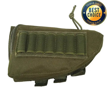 Tactical Rifle Shotgun Buttstock Cheek Rest Rifle Stock Ammo Shell Nylon Magazine Molle Pouch Holder Gun Accessories for Hunting