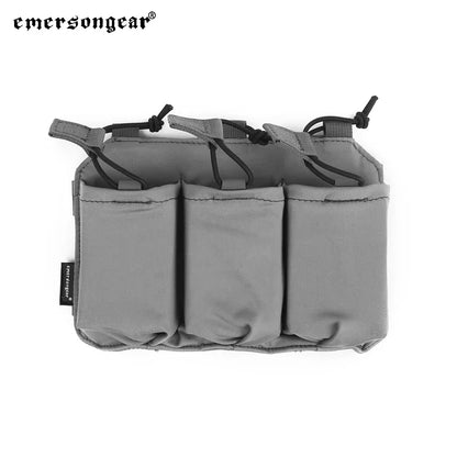 Emersongear Precision Triple Magazine Pouch For SS Vest 5.56 Tactical Mag Bag Holder Hiking Training Camping Camouflage Nylon