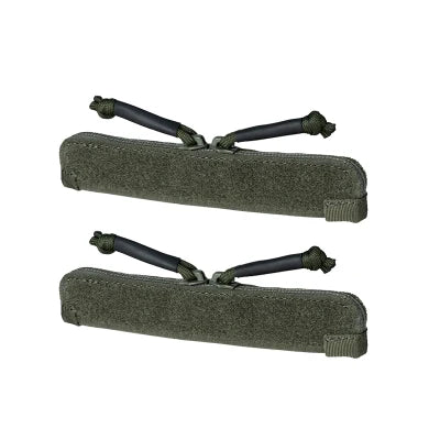 Tactical Vest Double Zipper Insert Pouch Storage Pocket Zipper Cover Flap Pocket Zip Insert for JPC2.0 CPC AVS Vest Universal
