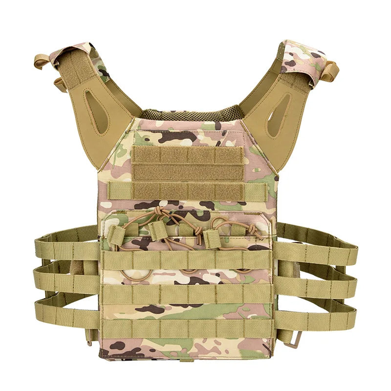 Tactical Vest Waterproof Outdoor Body Armor Lightweight JPC Molle Plate Carrier Hunting Vest CS Game Jungle Security Equipment