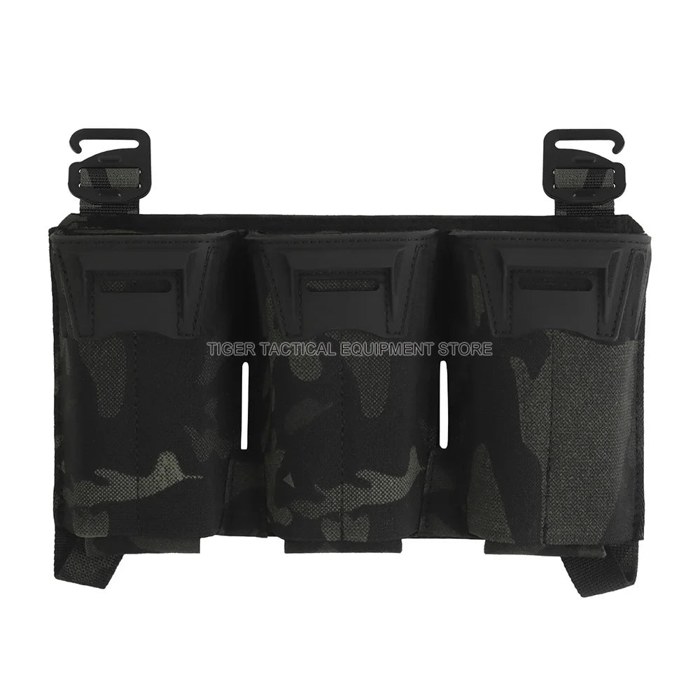 Tactical Multi-caliber Mag Pouch Placard 2nd Layer Admin Pouch Set MOLLE Quick Pull Airsoft Hunting Plate Carrier Front Panel