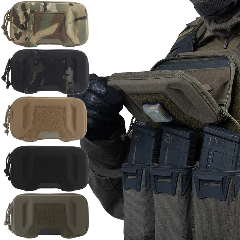 Tactical Phone Pouch MOLLE Universal Smartphone Holder  Navigation Board Holder Airgun Vest Equipment Hunting Vest Accessories