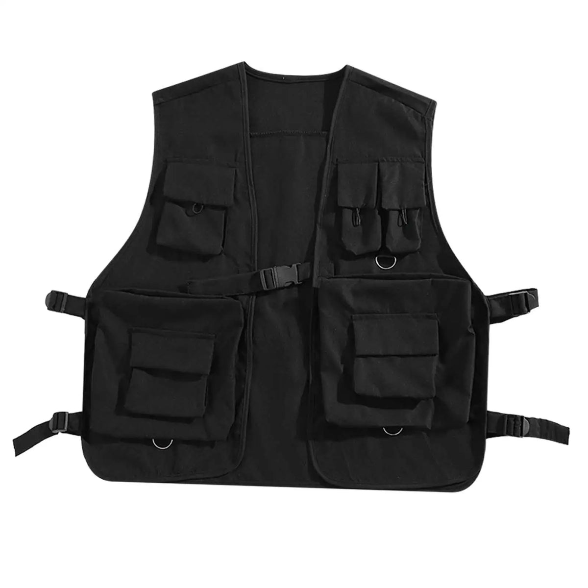 Utility Vest, Cargo Vest Sleeveless Jacket, Breathable Casual Waistcoat Outerwear for Men Women Climbing Outdoor Sports