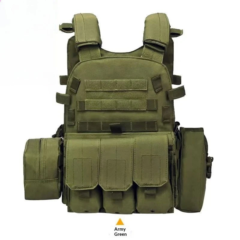 Children Airsoft Paintball Vest Adjustable Tactical Combat Vest For Outdoor CS Game Cosplay Role Play Kids Military Gear
