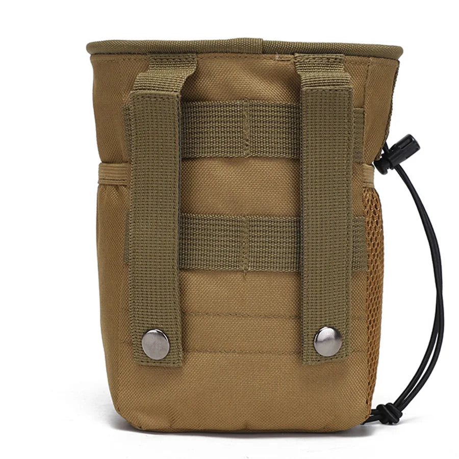 Outdoor new 3-5L camouflage MOLLE 600D nylon recyclable waist bag accessory bag garbage bag