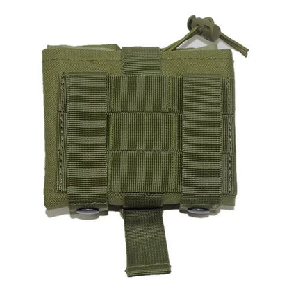 Folding Molle Magazine Dump Drop Pouch Military Airsoft Ammo EDC Tool Bag Foldable Utility Recovery Mag Holster