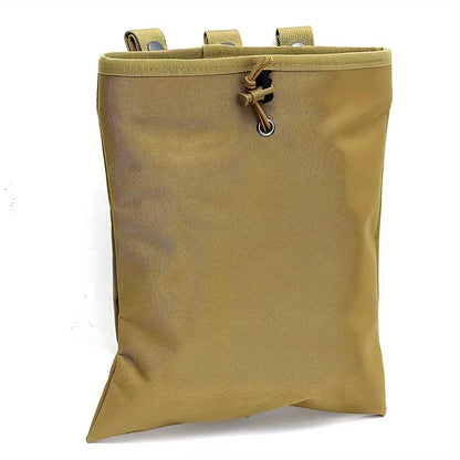 Tactical Hunting Molle Drawstring Magazine Dump Pouch Large Folding Recycling Bag garbage Bag Outdoor Ammo Storage Pack