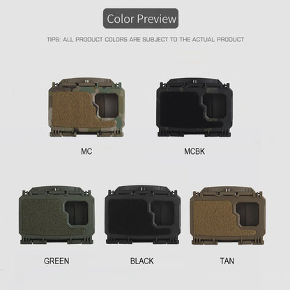 Tactical Phone Case Mobile Phone Admin Map Navigation Holder MOLLE Vest Plate Carrier Chest Protection Box for Smartphone