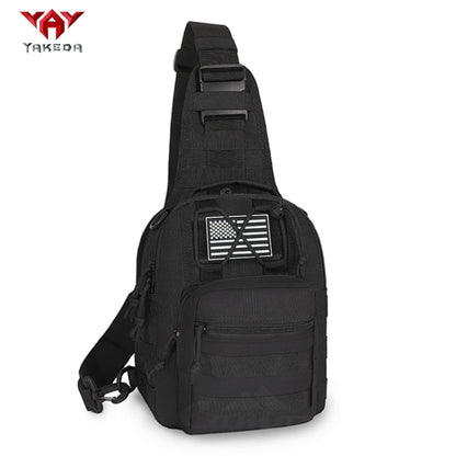 YAKEDA Multifunctional Outdoor Sling Bag, Casual Travel Chest Pack, Durable Daily Use Crossbody Bag for Men & Women