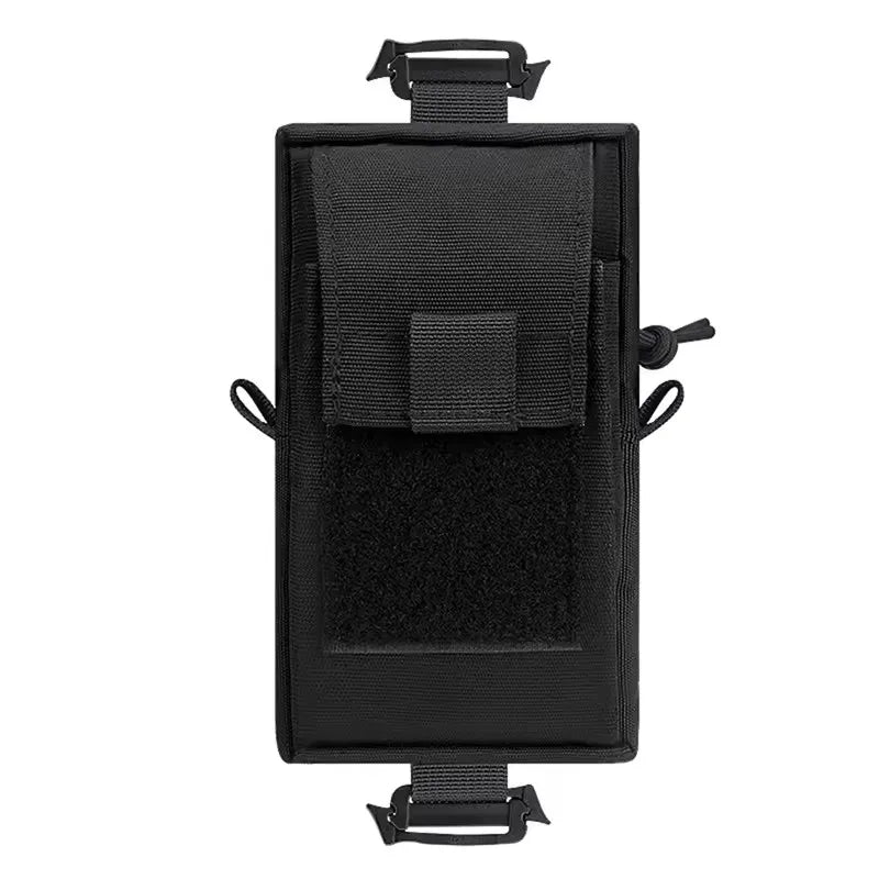 Compact Water Resistant MOLLE Shoulder Strap EDC Bag Multi-function Sundries Storage Pouch Wear-resistant Nylon Phone Flashlight
