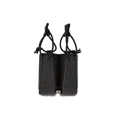 Tactical 9mm Double Mag Bag Airsoft Magazine Pouch Holster Carrier Elastic Sundry Molle Pouch Equipment
