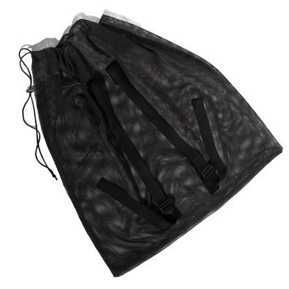 Large Capacity Foldable Mesh Storage Bag Thickened Wear-resistant Hunting Net Pouch for Outdoor Camping Hiking Foraging Gear