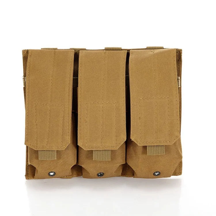M4 5.6 7.62 Triple Magazine Pouch Single Double Magazine Bag for M6 AR M4 AR15 Rifle Pistol Mag Pouch Molle Bag Vest Accessory