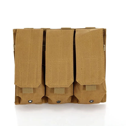 M4 5.6 7.62 Triple Magazine Pouch Single Double Magazine Bag for M6 AR M4 AR15 Rifle Pistol Mag Pouch Molle Bag Vest Accessory