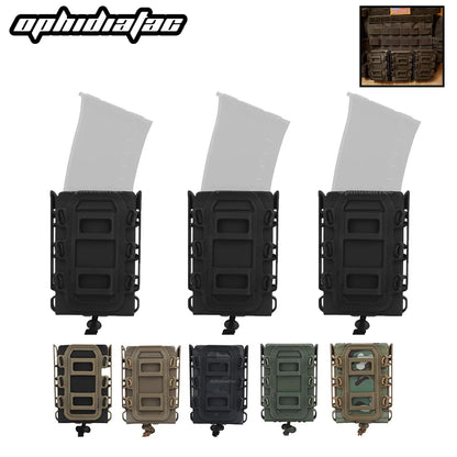 5.56 Magazine Pouch Carrier Fast Mag Flexible Molle for AK 74/47 AR M4 5.56/7.62 Mag Pouch Rifle Pistol Magazine Holder