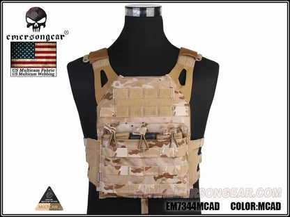 EMERSON Tactical Vest MOLLE JPC Vest Airsoft Paintball Chest Protective Plate Carrier MC Combat Vest + Plates