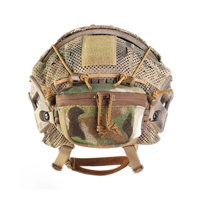Helmet Mounted Battery Pouch SC Style NVG Battery Pack Rear Counterweight Pouch for FAST MK1 PJ Airsoft Helmet Accessories