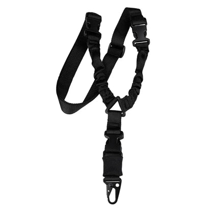 3-Point Tactical Bungee Carry Strap Adjustable Elastic Shoulder Strap Universal Outdoor Hiking Camping Hunting Sports Accessorie