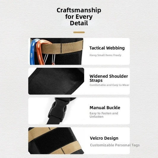 Adjustable Strap Archery Quiver Single Shoulder Round Tube Arrow Holder Bag Oxford Cloth Large Arrow Bag