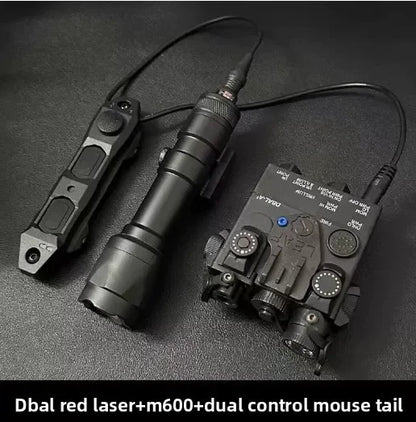 Multi-Purpose 20mm Rail Accessory, DBAL-A2 Aiming Indicator, Red Green Laser & White LED Lighting for Outdoor
