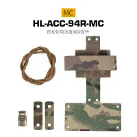Tactical NVG Battery Box Mounting Kit Helmet Accessory Secure Fixation Holder for Night Vision Goggles Battery Storage Gear